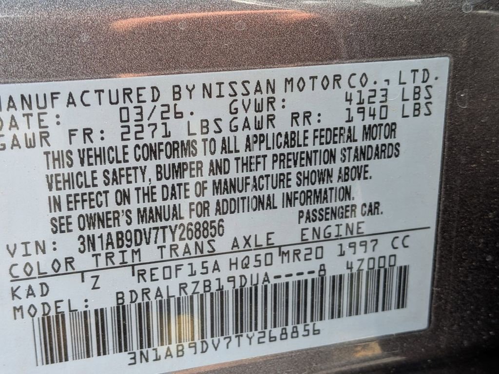 New 2026 Nissan Sentra SR FWD image 26