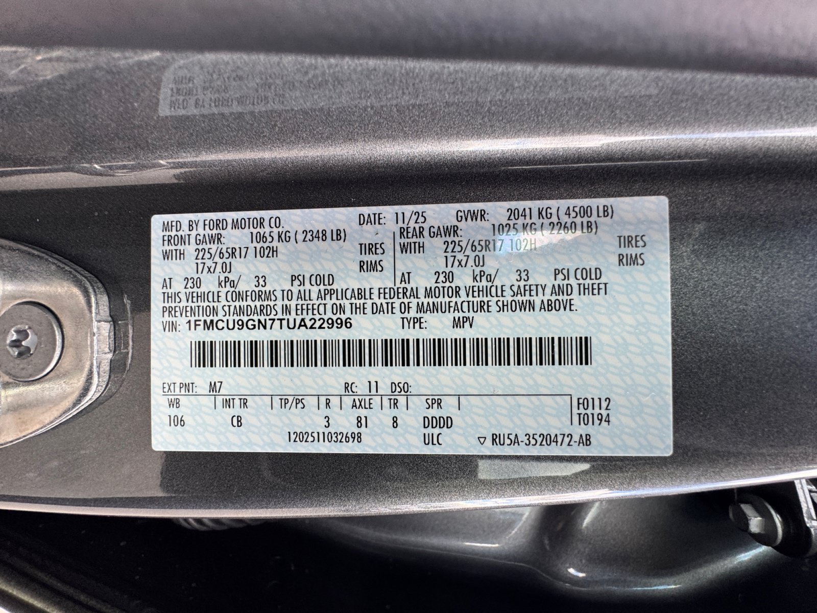 New 2026 Ford Escape Active w/ Cold Weather Package AWD/4WD image 34