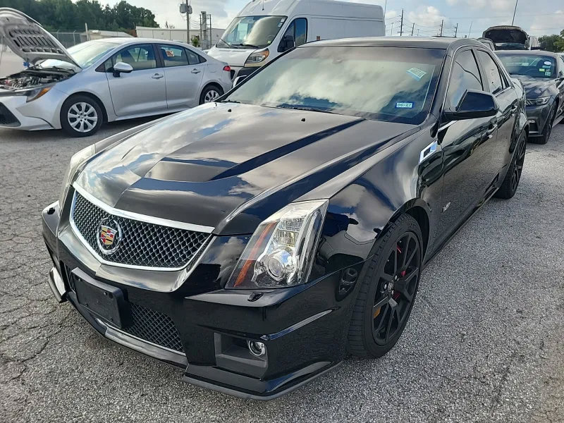 Used 2014 Cadillac CTS V w/ Wood Trim Package RWD image 1