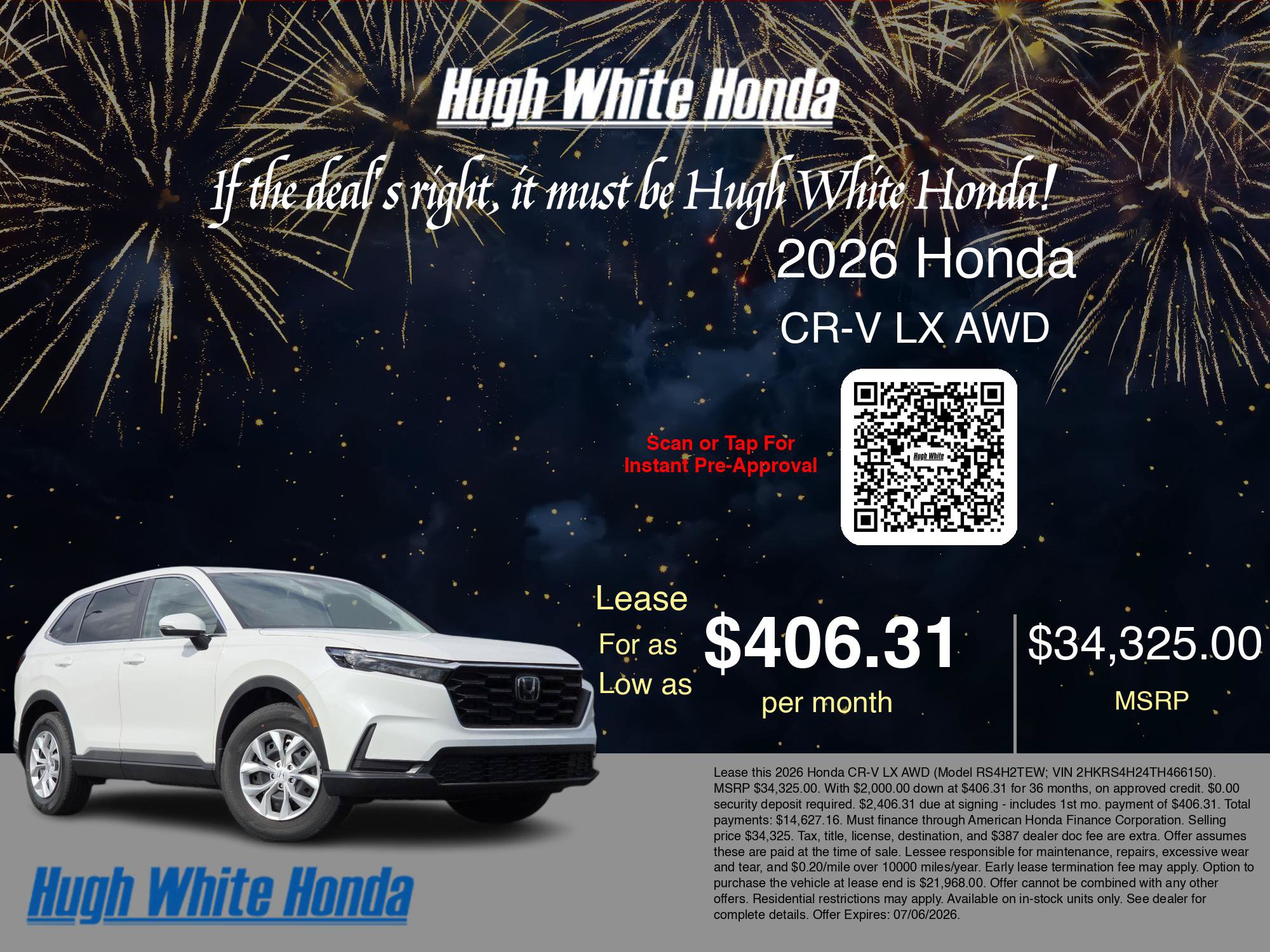New 2026 Honda CR-V LX image 3