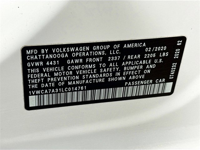 Used 2020 Volkswagen Passat 2.0T SEL image 35