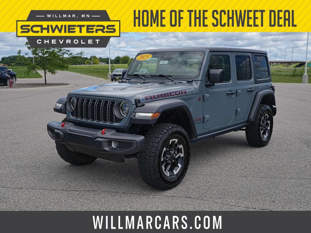Used 2025 Jeep Wrangler Unlimited Rubicon AWD/4WD image 1
