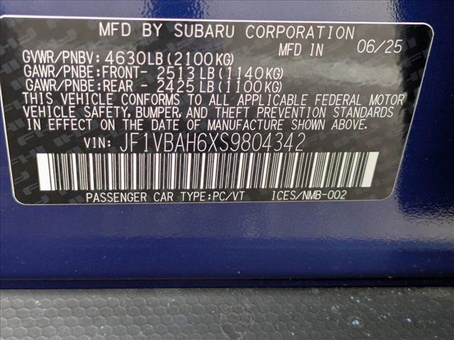 New 2025 Subaru WRX Premium w/ Accessory Package #2 image 18