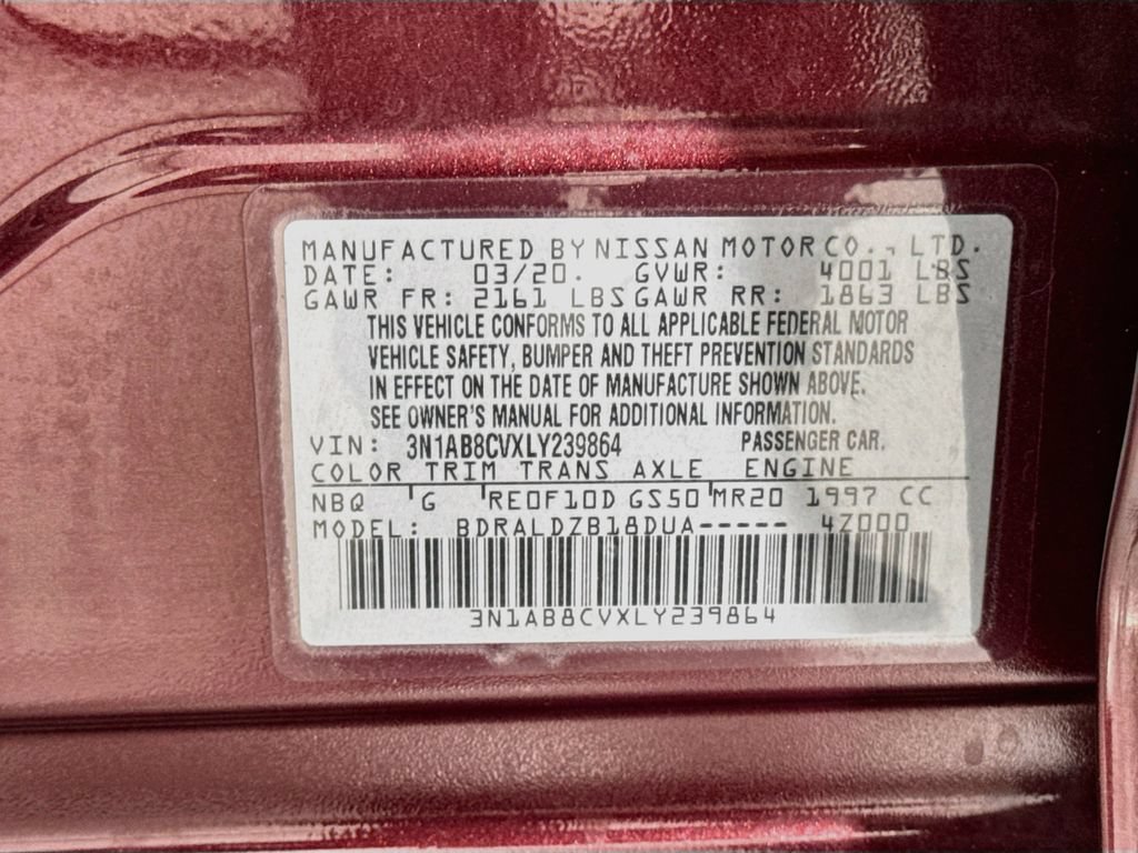 Used 2020 Nissan Sentra SV FWD image 36