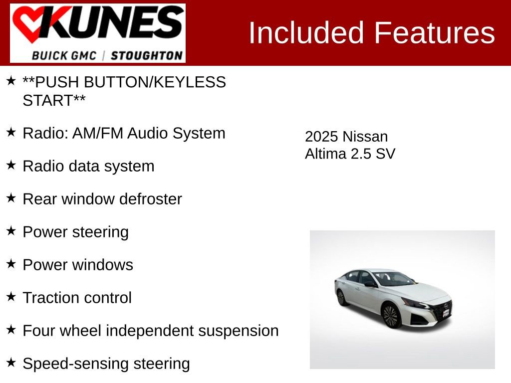 Used 2025 Nissan Altima 2.5 SV FWD image 3