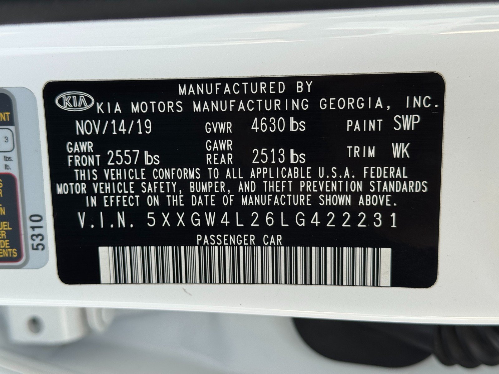Used 2020 Kia Optima SX FWD image 43