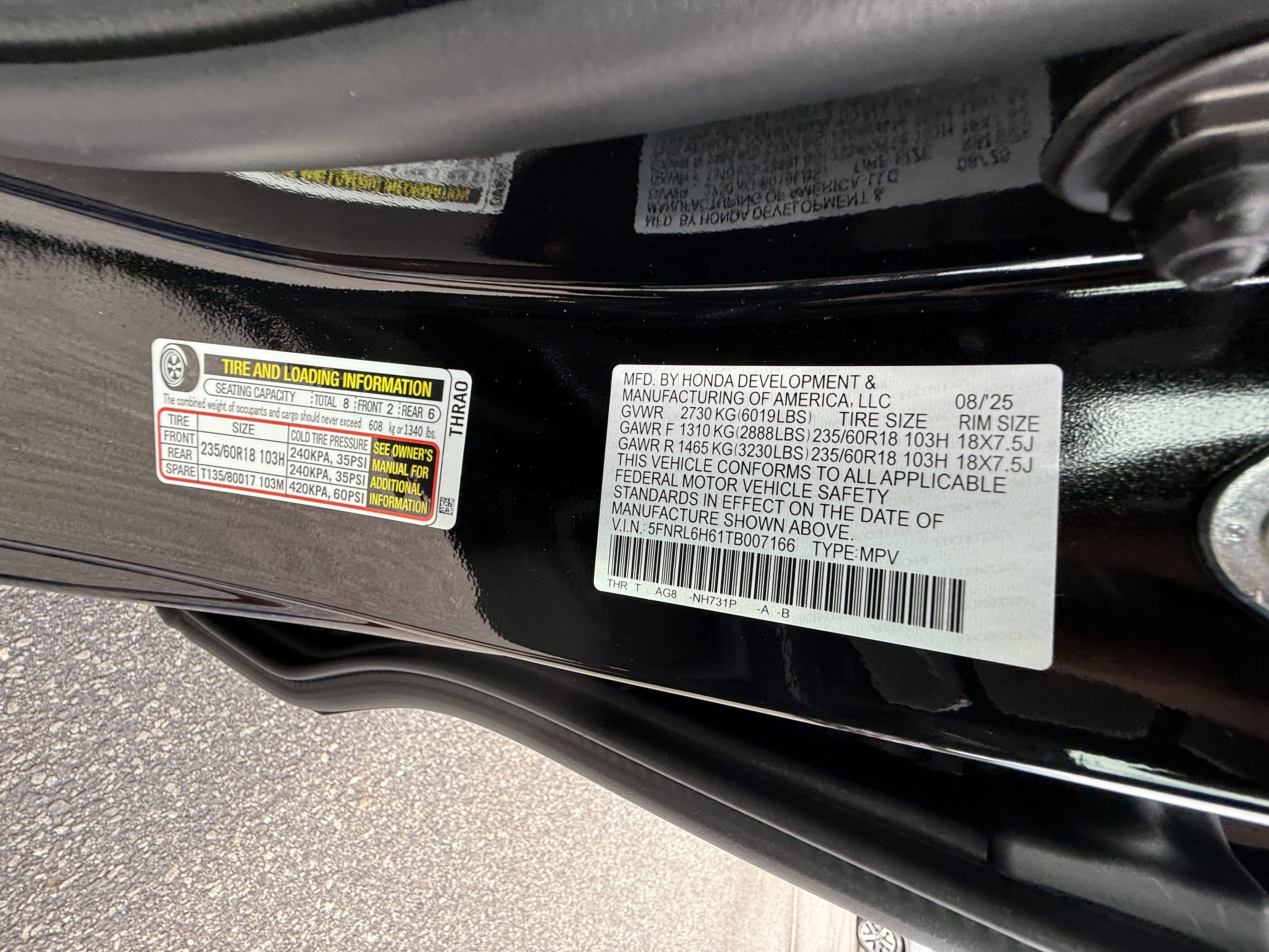 New 2026 Honda Odyssey EX-L image 15