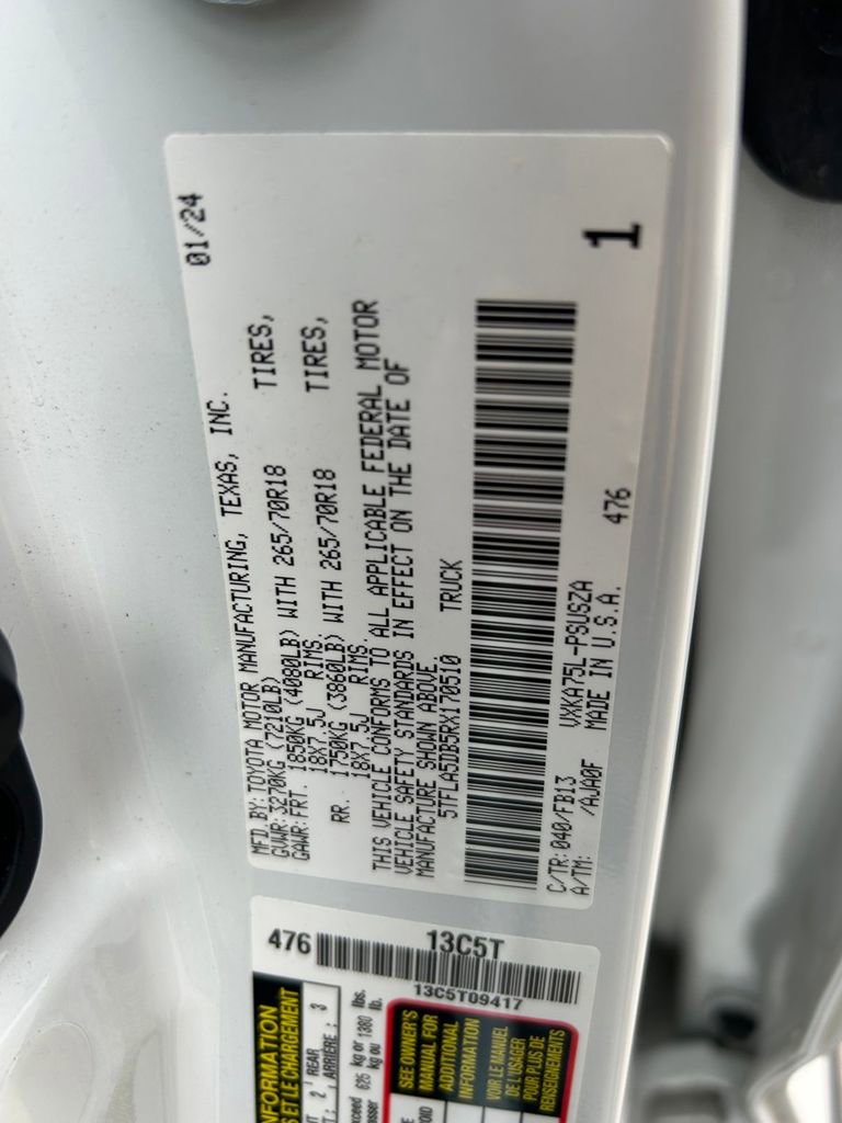 Used 2024 Toyota Tundra SR5 image 10