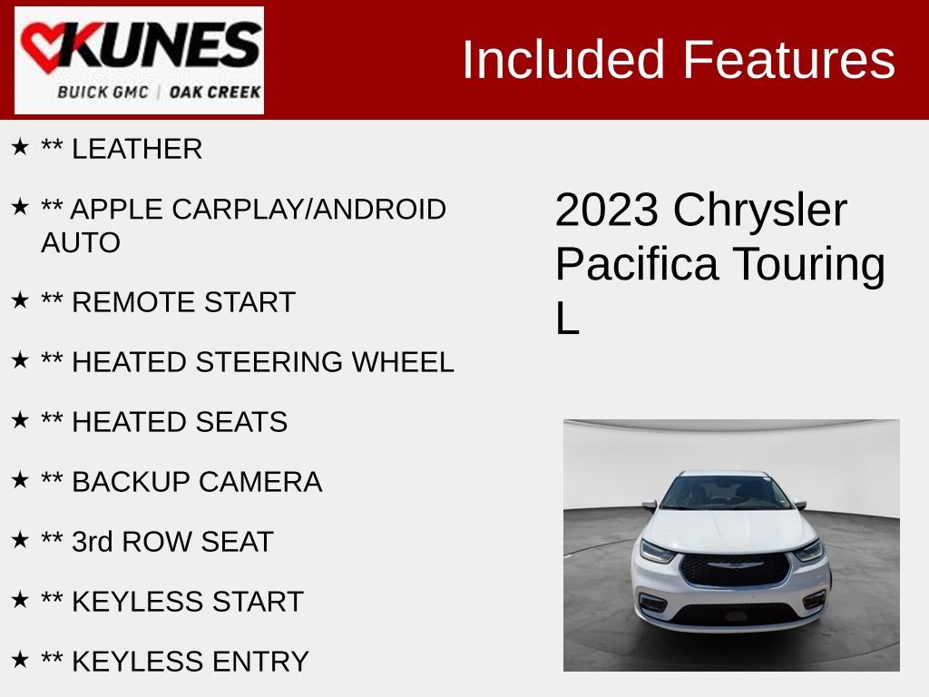 Used 2023 Chrysler Pacifica Touring-L FWD image 2