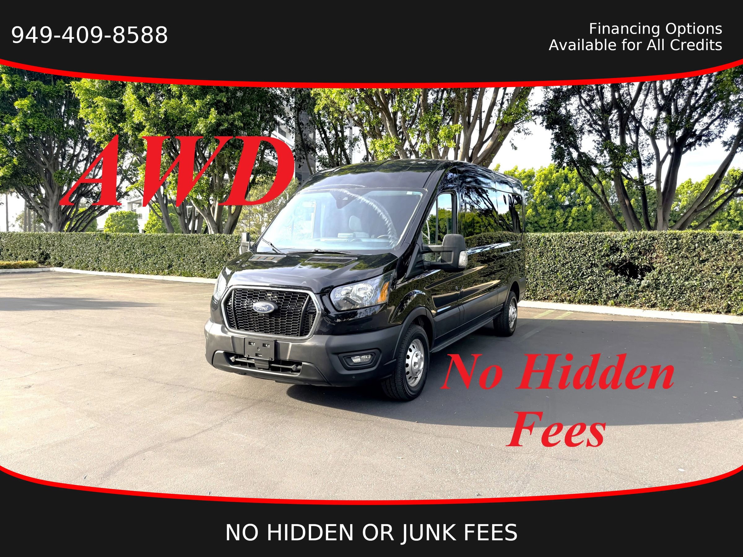 Used 2021 Ford Transit 350 Medium Roof AWD w/ Load Area Protection Package image 1