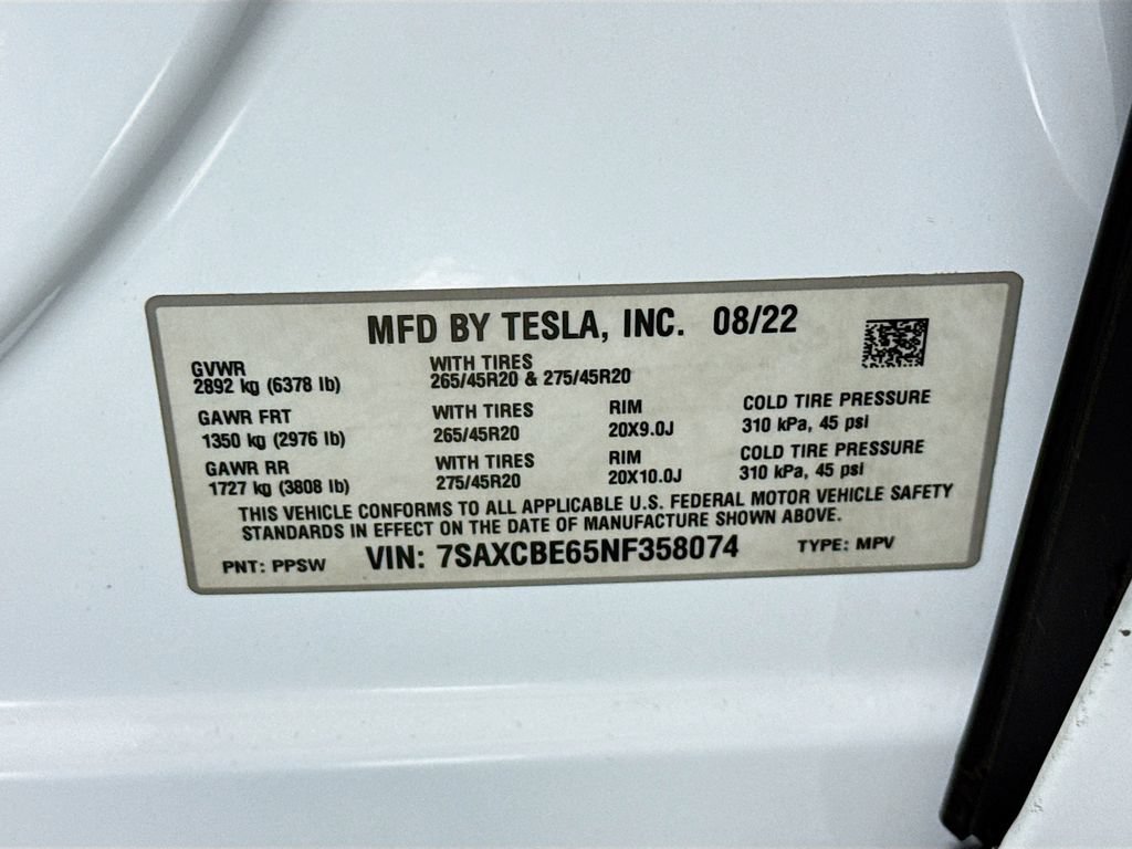 Used 2022 Tesla Model X Plaid AWD/4WD image 36