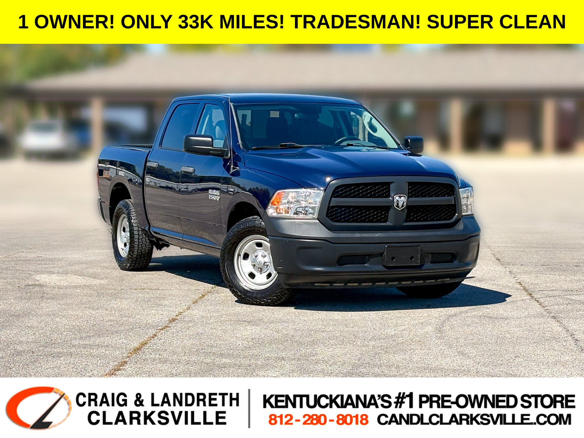 Used 2017 RAM 1500 Tradesman w/ Popular Equipment Group