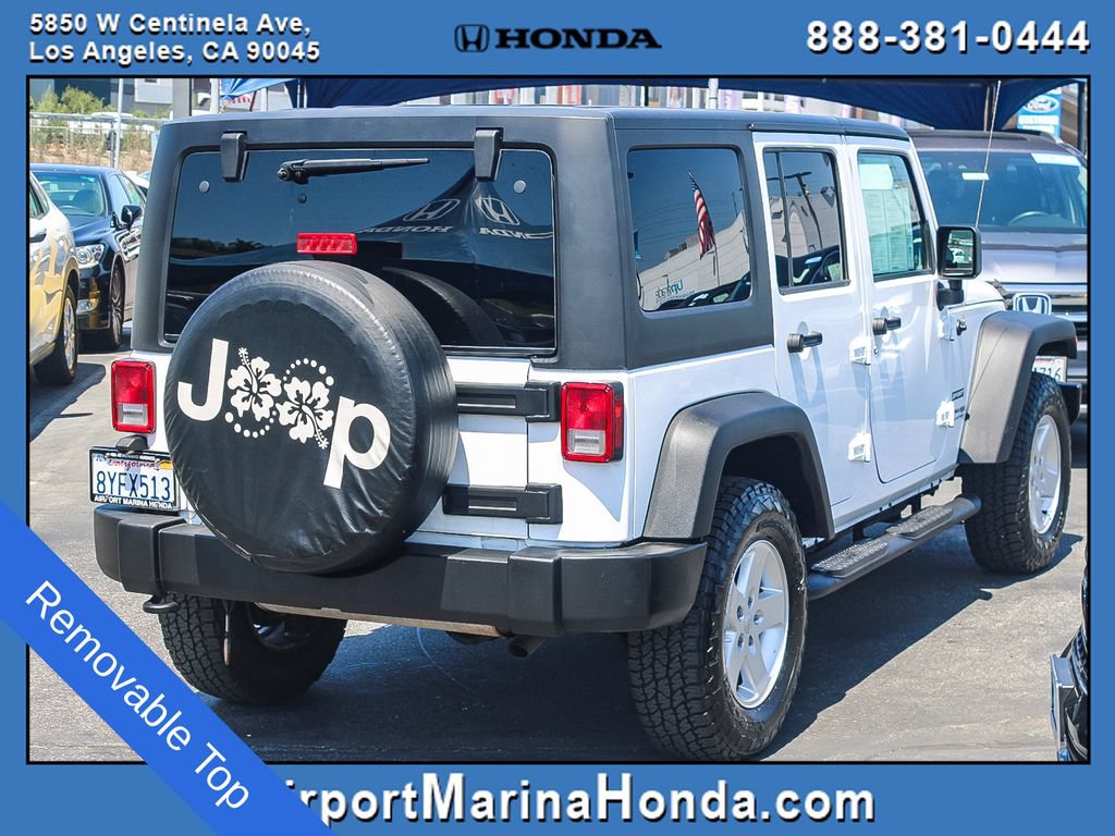 Used 2018 Jeep Wrangler Unlimited Sport S AWD/4WD image 6