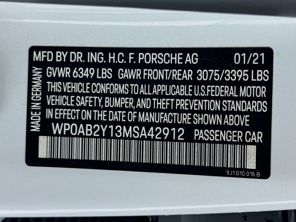 Certified 2021 Porsche Taycan 4S AWD/4WD image 36