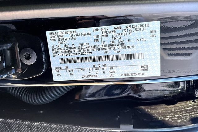 Used 2025 Ford F150 XLT w/ Equipment Group 301A Standard AWD/4WD image 32