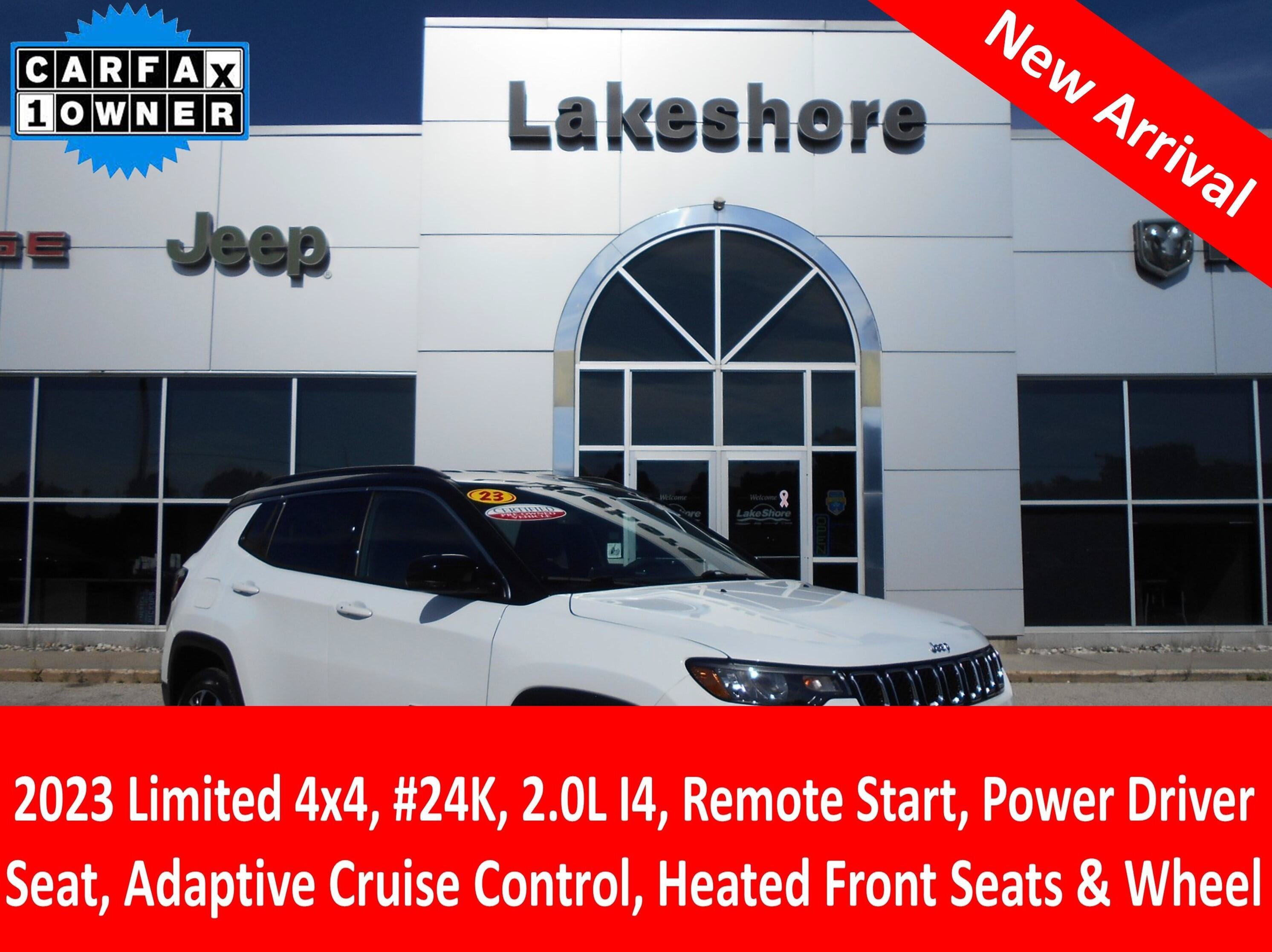 Certified 2023 Jeep Compass Limited AWD/4WD image 1