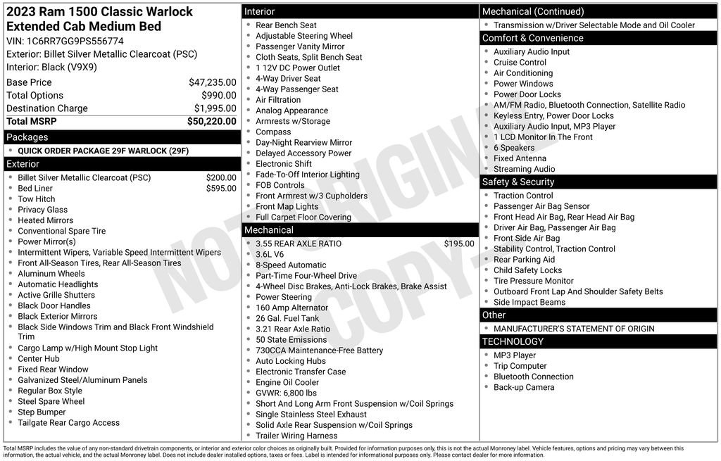 Used 2023 RAM 1500 Classic Warlock image 13