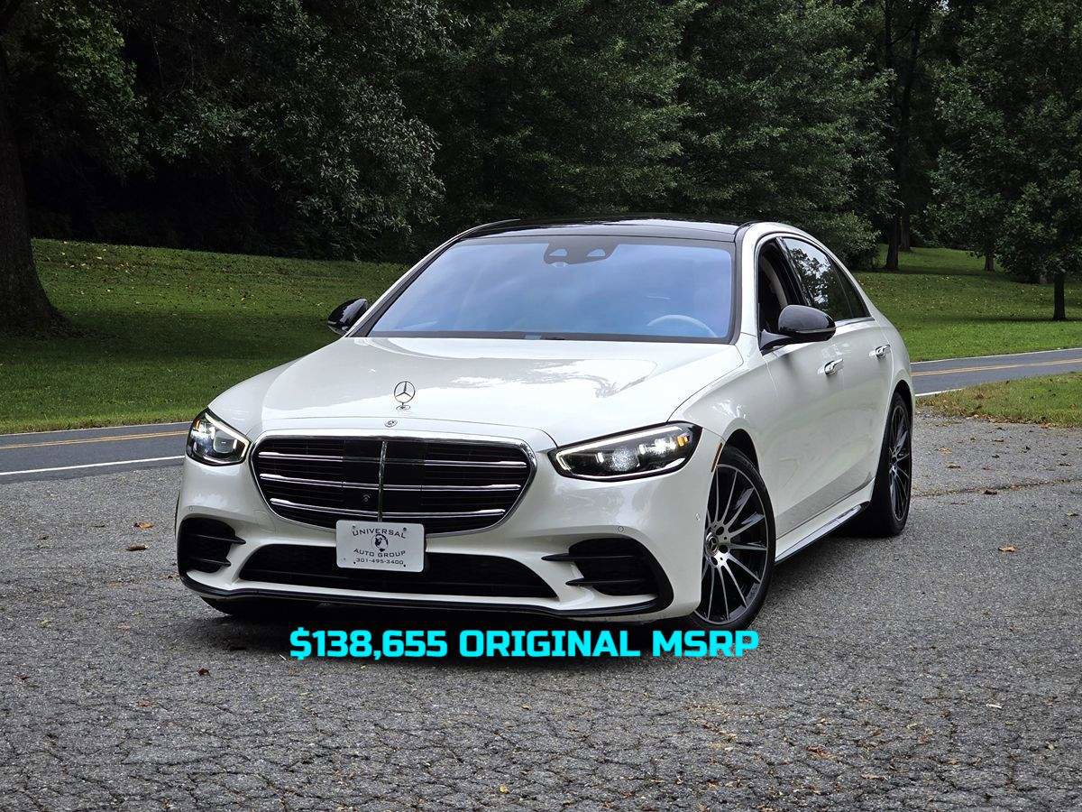 Used 2021 Mercedes-Benz S 580 4MATIC Sedan w/ AMG Line