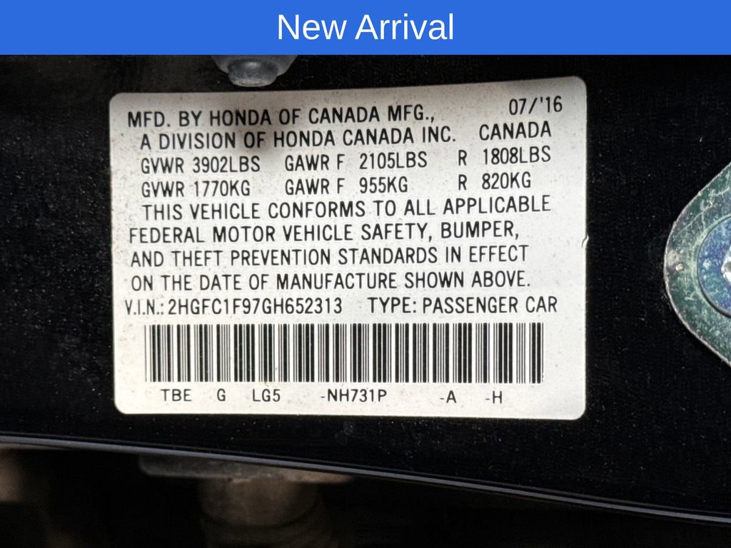 Used 2016 Honda Civic Touring image 23