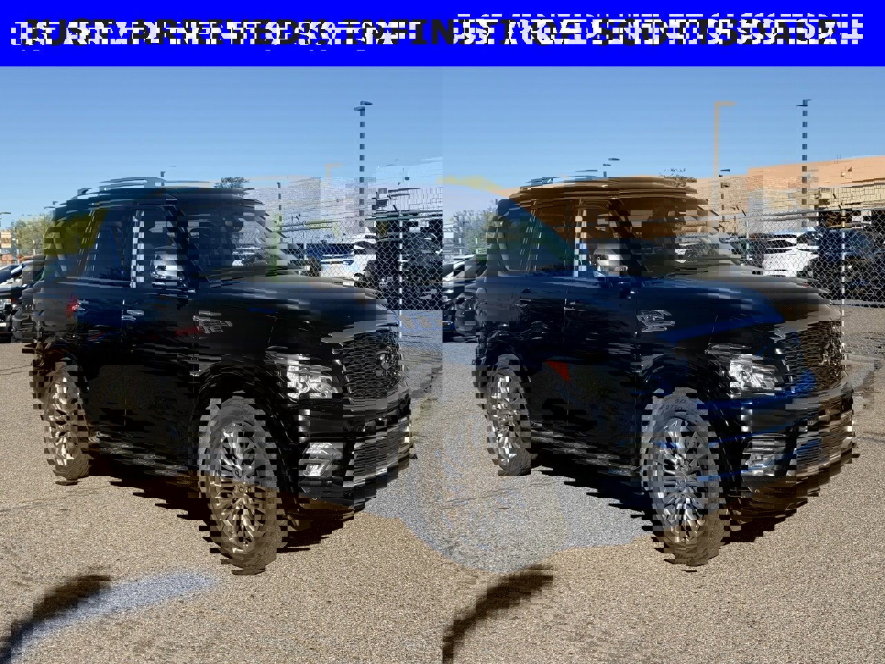 Used 2017 INFINITI QX80 2WD w/ Deluxe Technology Package