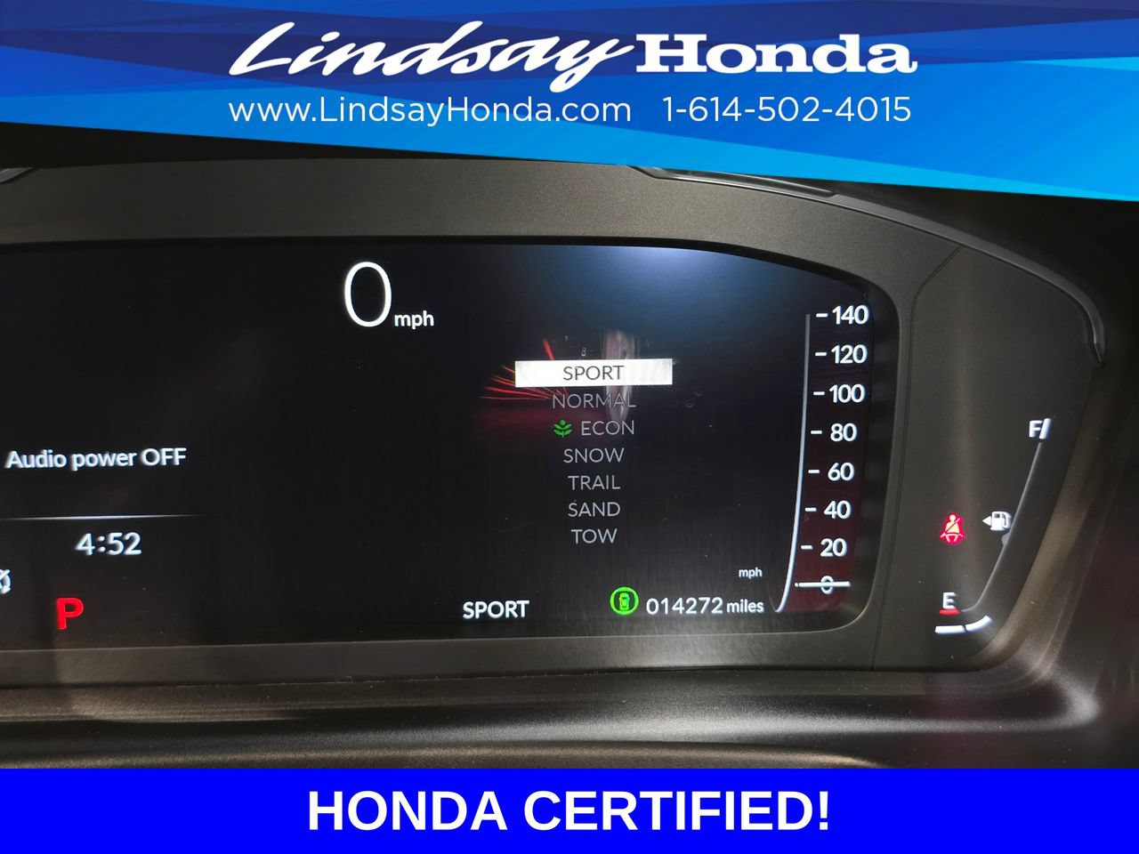 Certified 2025 Honda Pilot Black Edition image 15