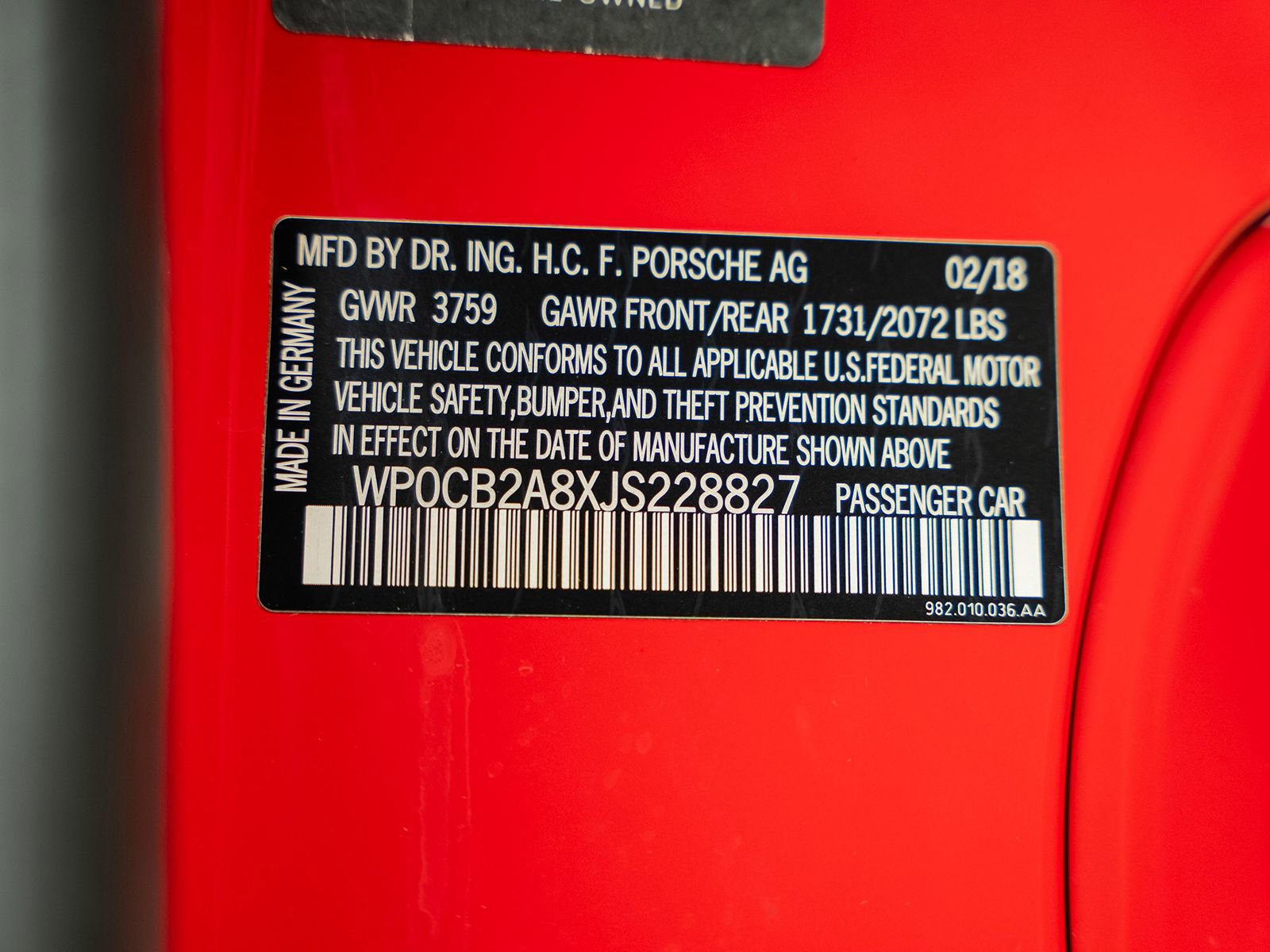 Used 2018 Porsche 718 Boxster GTS RWD image 61