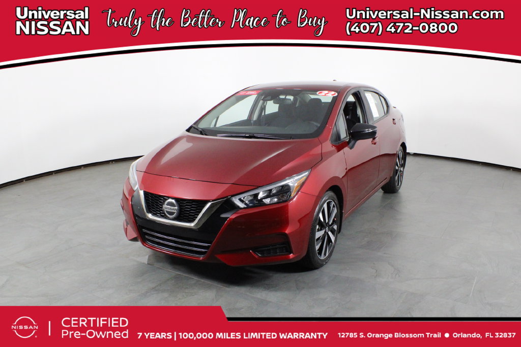 Certified 2022 Nissan Versa SR w/ Trunk Package FWD 360° Tour