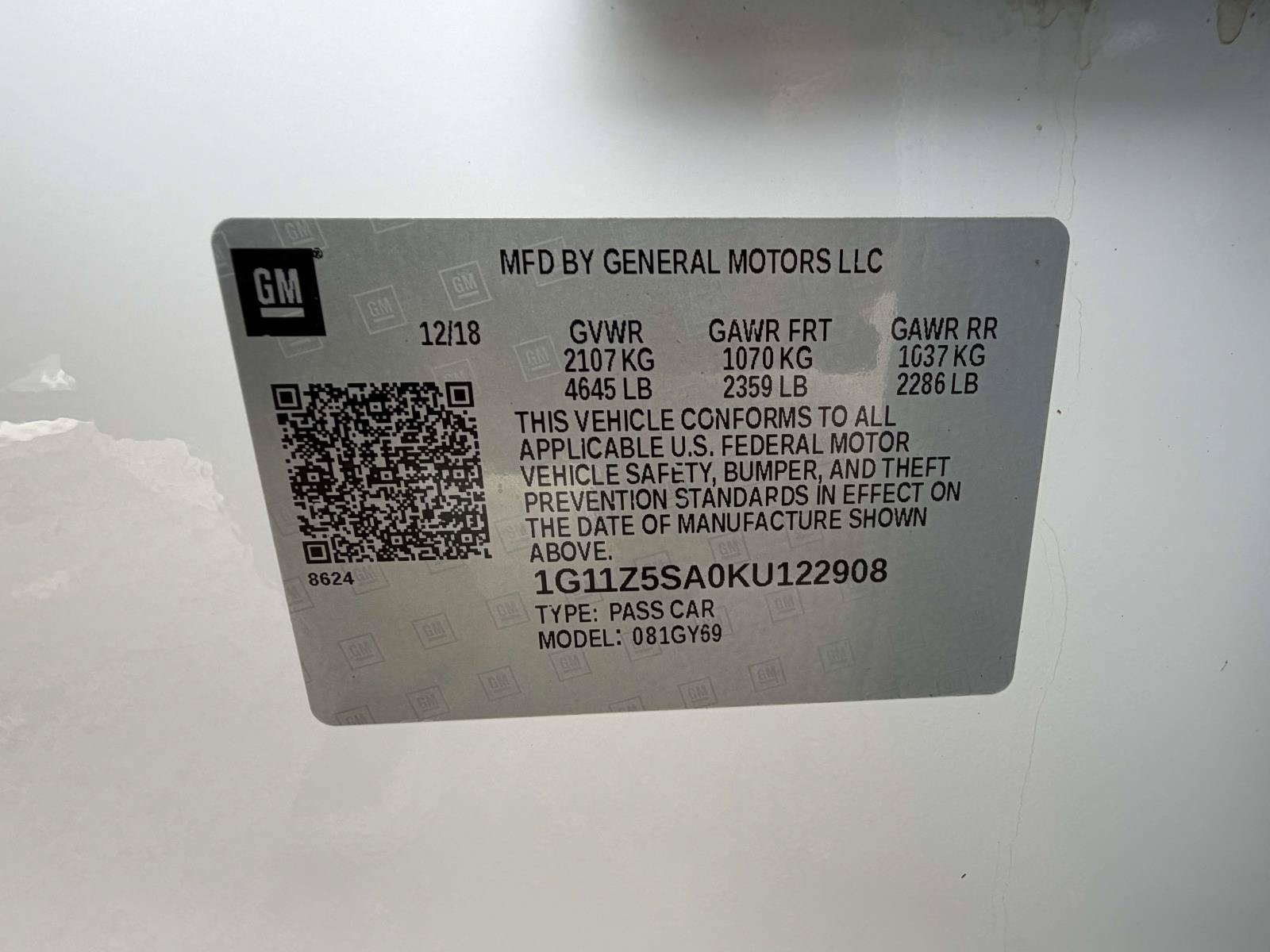 Used 2019 Chevrolet Impala LT FWD image 37