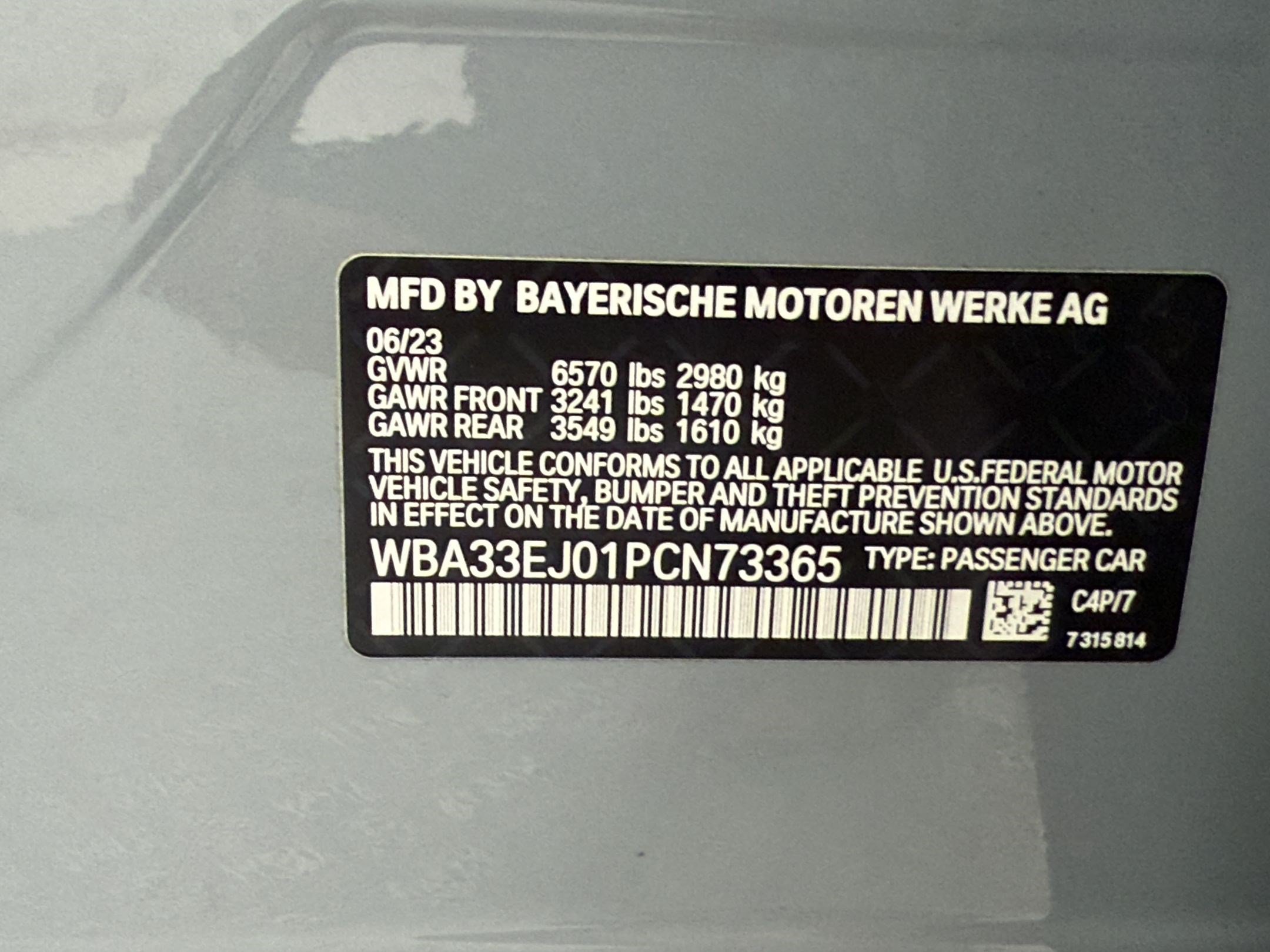 Certified 2023 BMW 760i xDrive AWD/4WD image 26