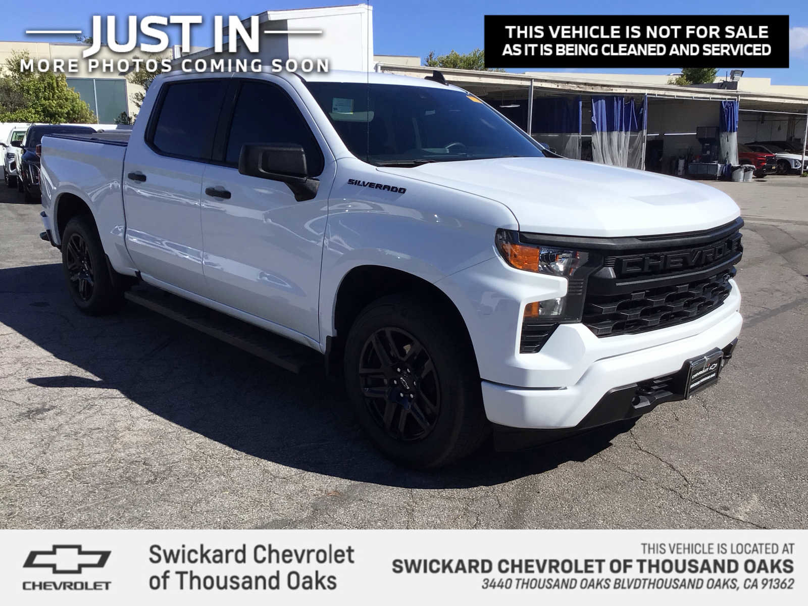 Used 2023 Chevrolet Silverado 1500 Custom w/ LPO, Dark Essentials Package image 1