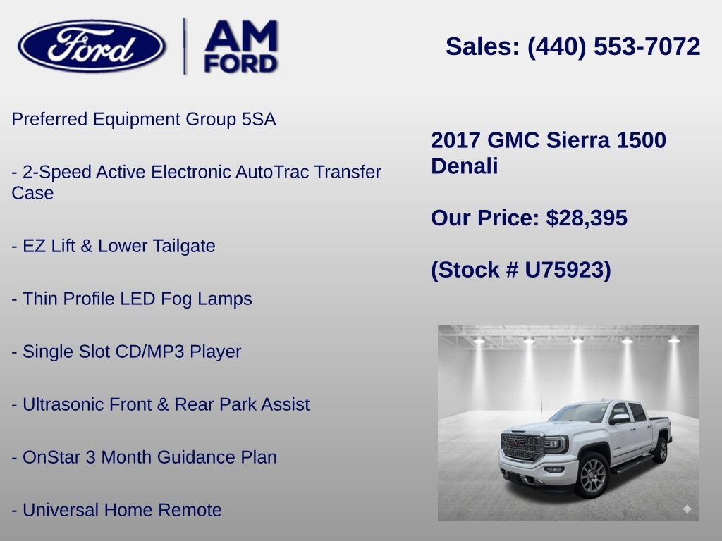Used 2017 GMC Sierra 1500 Denali AWD/4WD image 24