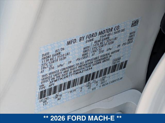 New 2026 Ford Mustang Mach-E Premium w/ Sport Appearance Package RWD image 19