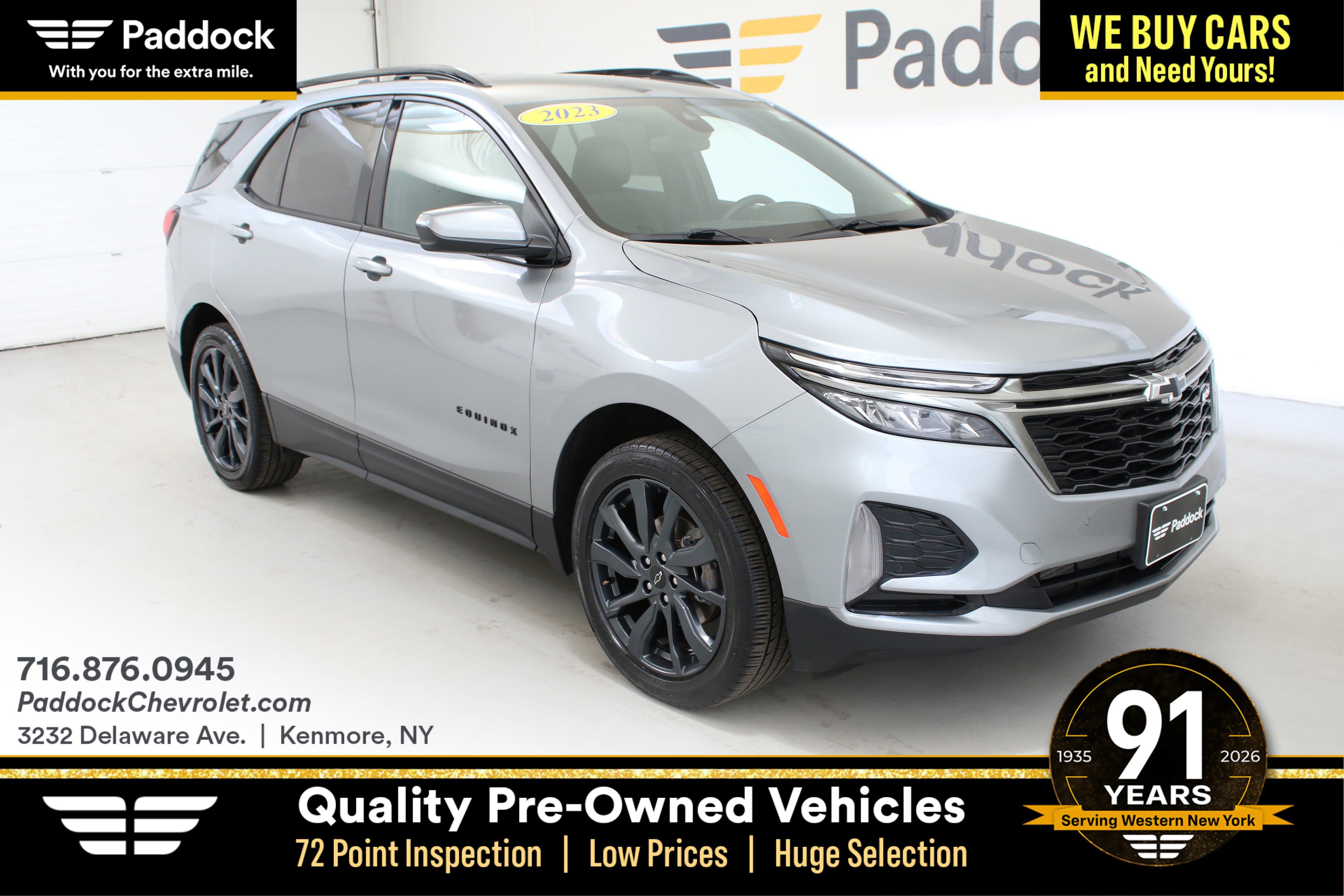 Used 2023 Chevrolet Equinox RS AWD/4WD image 1