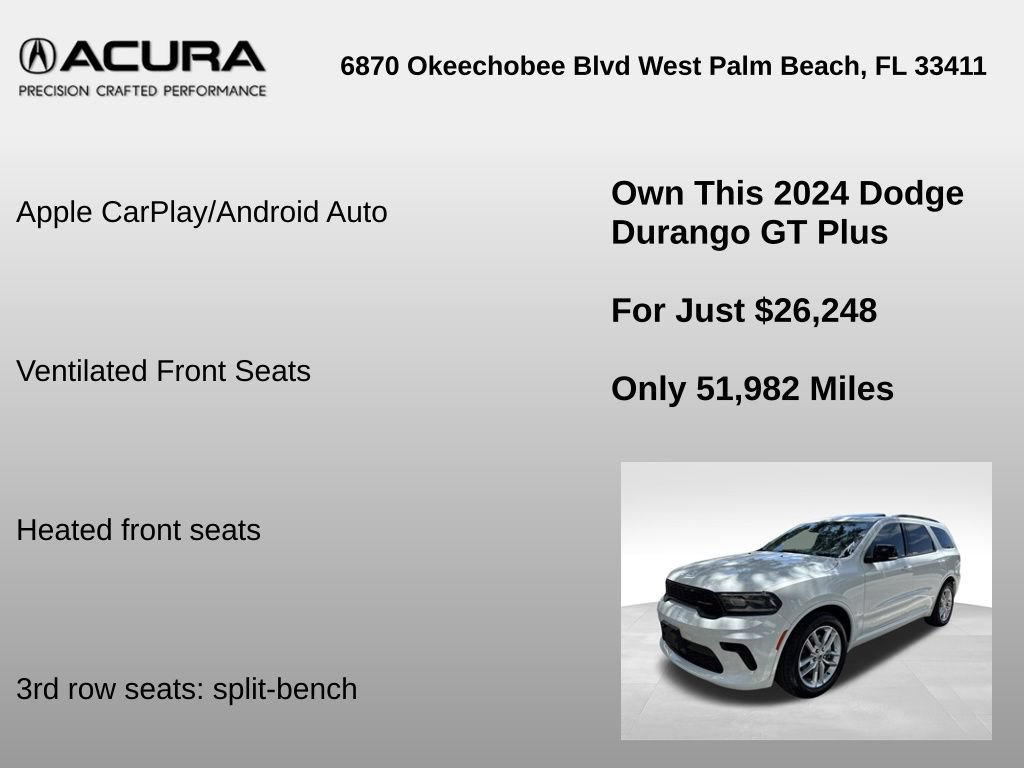 Used 2024 Dodge Durango GT RWD image 12