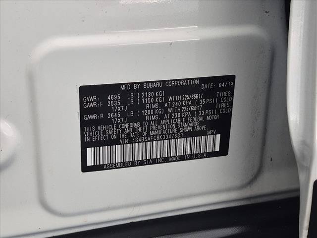 Used 2019 Subaru Outback 2.5i Premium AWD/4WD image 27