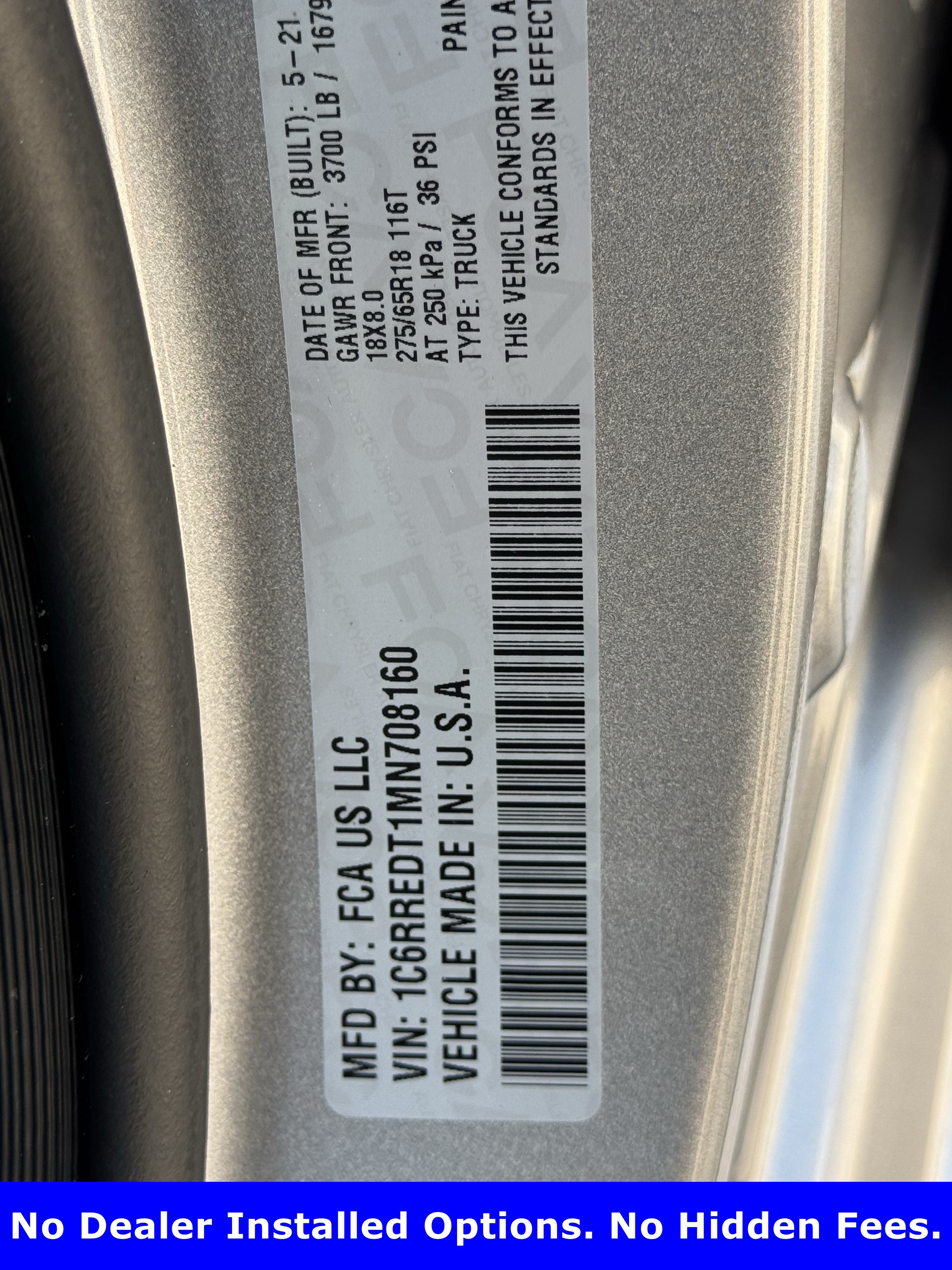 Used 2021 RAM 1500 Laramie RWD image 27