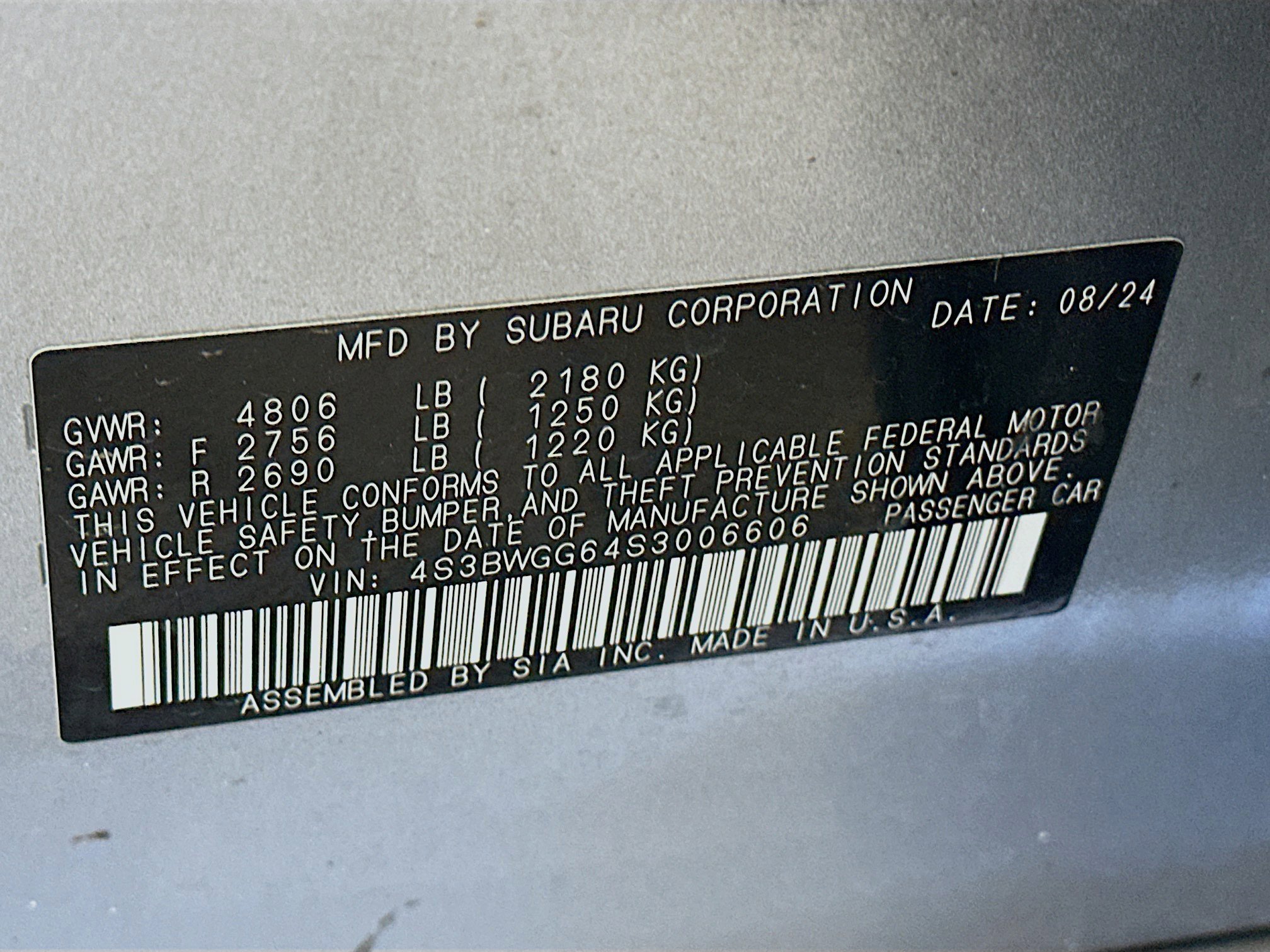 Used 2025 Subaru Legacy Sport AWD/4WD image 12