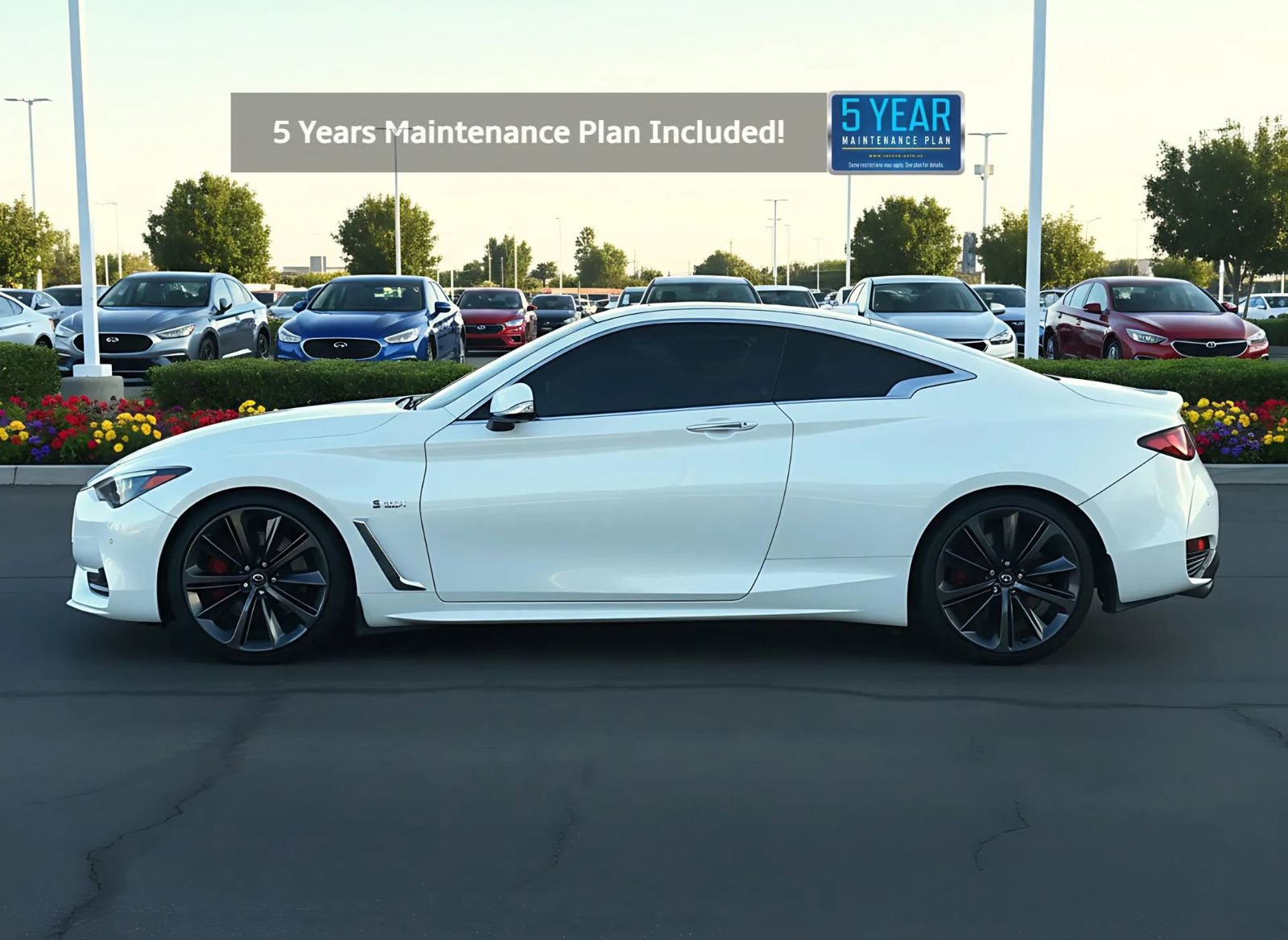 Used 2018 INFINITI Q60 Red Sport 400 w/ Sensory Package 3.0T Sport image 2