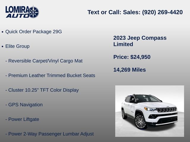 Used 2023 Jeep Compass Limited w/ Elite Group AWD/4WD image 8