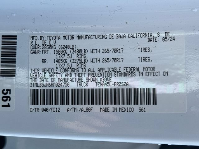 Used 2024 Toyota Tacoma TRD Off-Road w/ TRD Off Road Upgrade Package AWD/4WD image 19