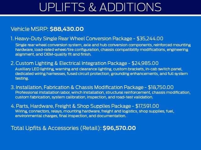 New 2024 Ford F550 4x4 Crew Cab Super Duty image 2