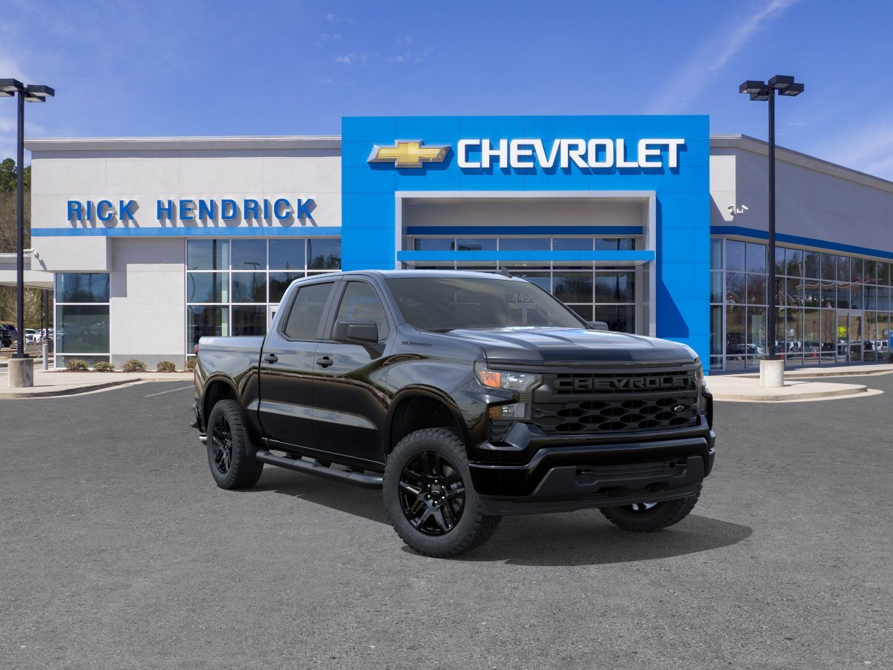 New 2026 Chevrolet Silverado 1500 Custom w/ Turbomax Blackout Package AWD/4WD video 2