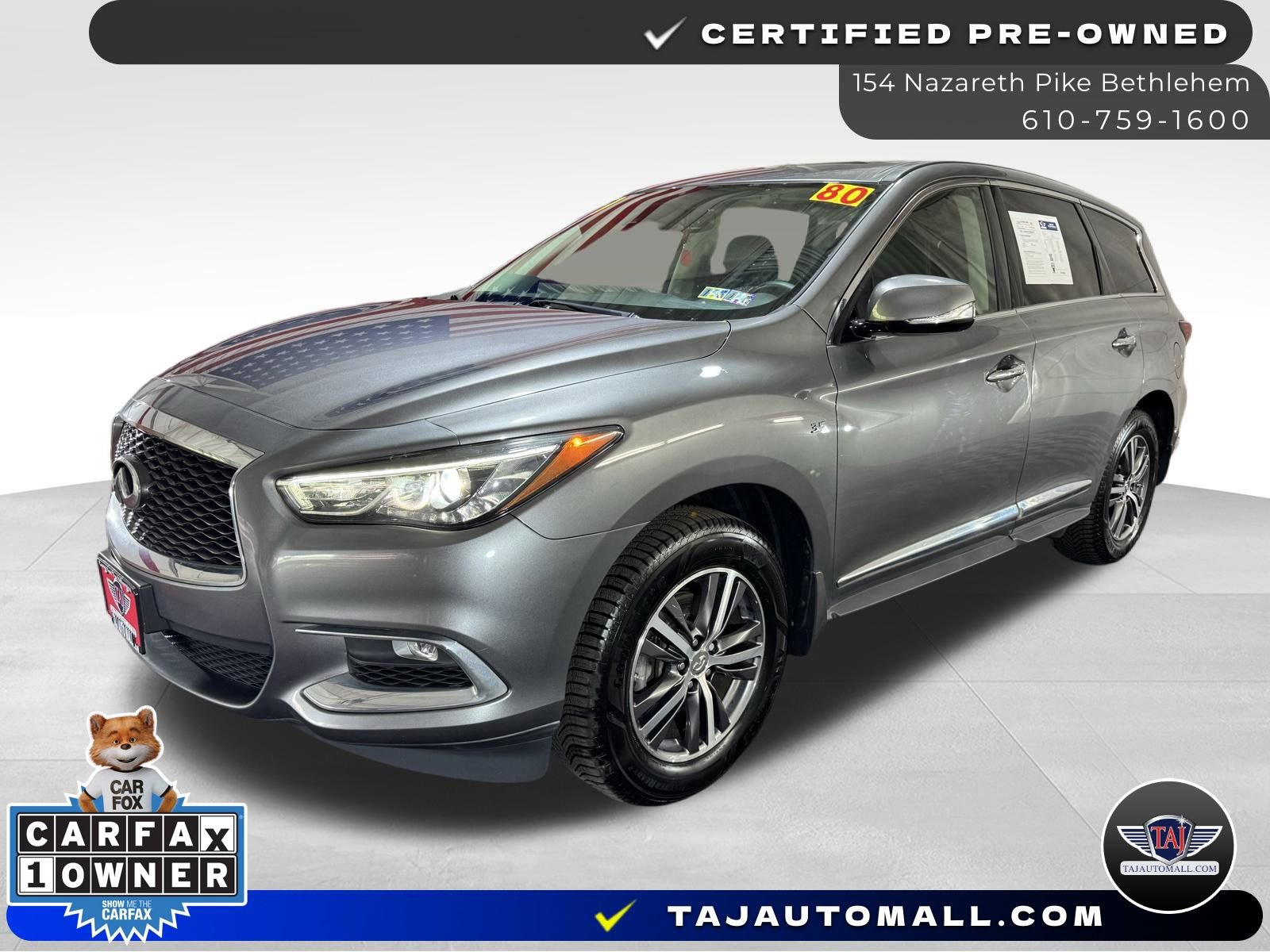 Used 2019 INFINITI QX60 Pure image 1