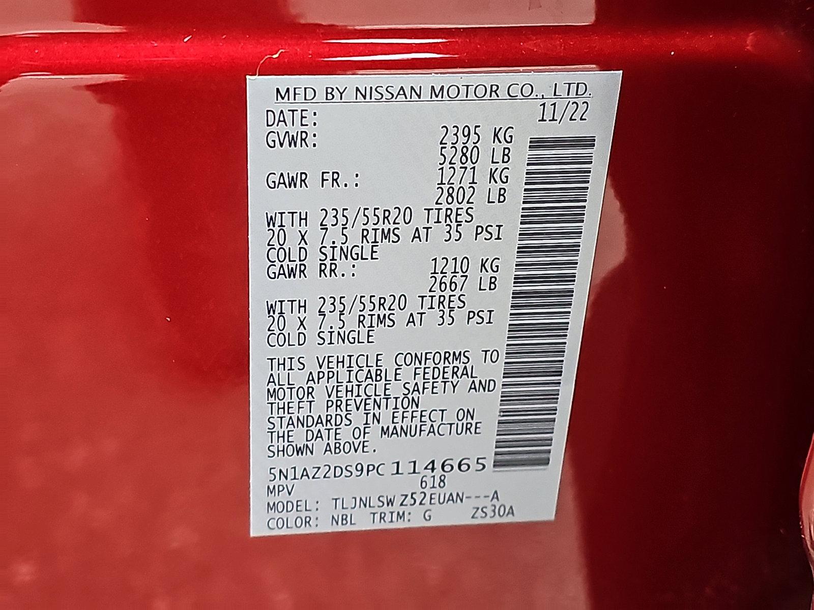 Certified 2023 Nissan Murano Platinum w/ Cargo Package image 30