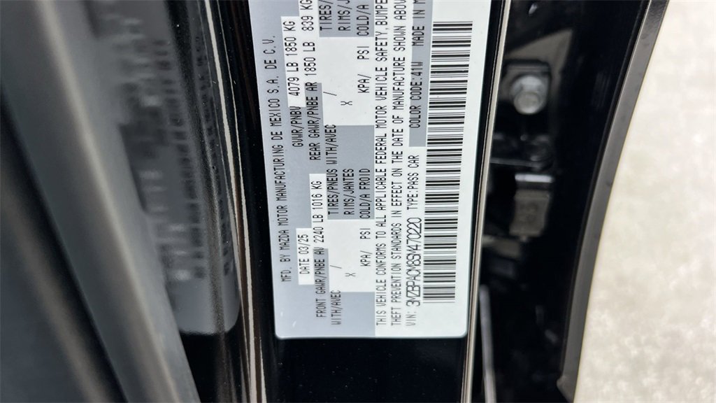 New 2025 MAZDA MAZDA3 s image 61