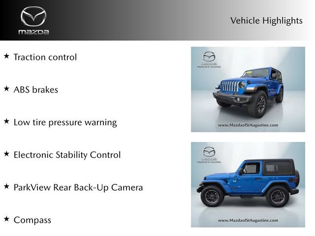 Used 2021 Jeep Wrangler Sport AWD/4WD image 2
