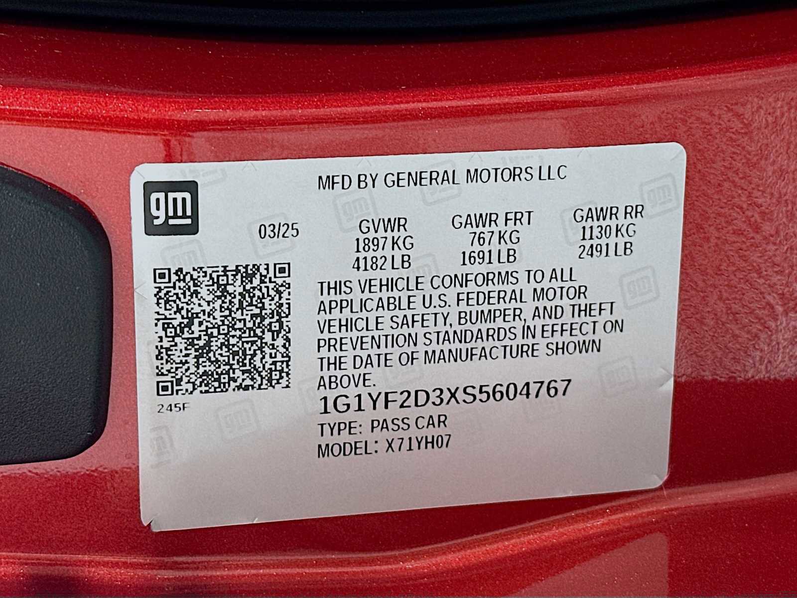 Used 2025 Chevrolet Corvette Z06 w/ Chrome Exterior Badge Package image 29