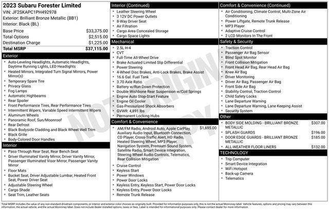 Used 2023 Subaru Forester Limited image 2