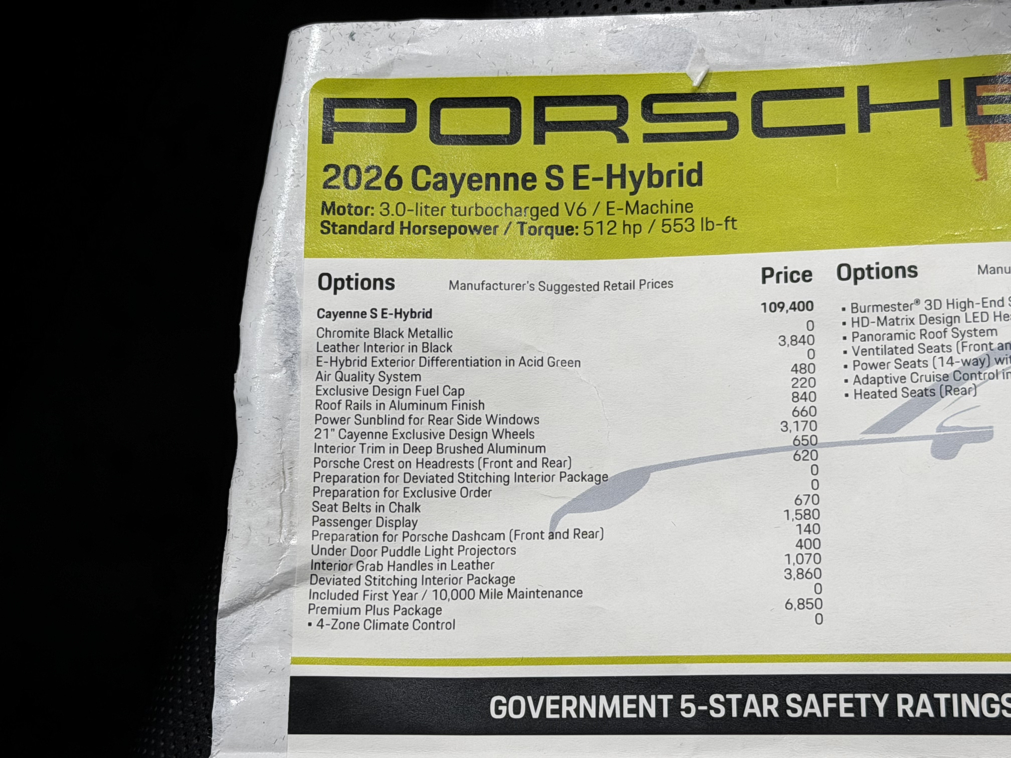 Certified 2026 Porsche Cayenne S AWD/4WD image 62