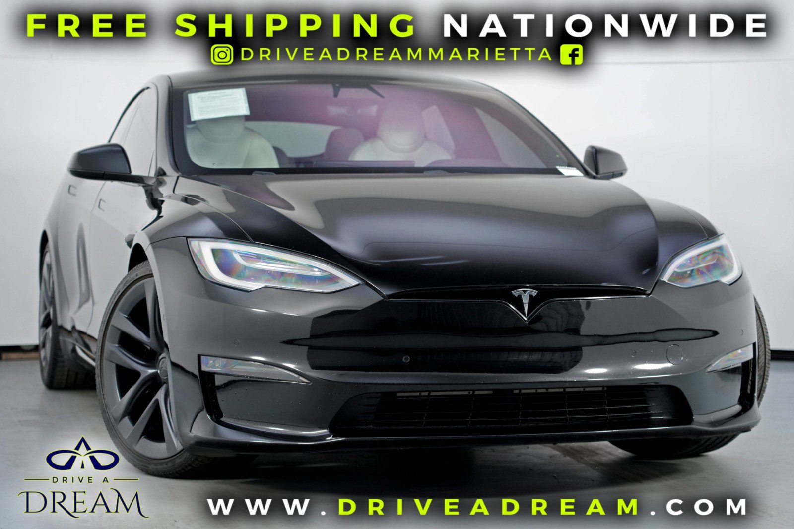 Used 2021 Tesla Model S Plaid AWD/4WD image 2